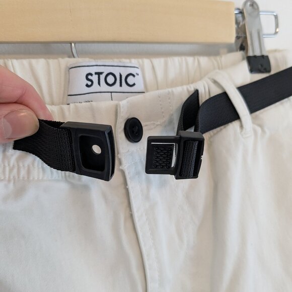 Stoic Venture Pant White Egret Belted - Picture 8 of 12